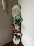 Snowboard met Burton x Heineken bindingen (Limited Ed.), Sport en Fitness, Snowboarden, Ophalen of Verzenden, Zo goed als nieuw