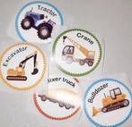 Sluitstickers werktuigen voertuigen stickers tractor jongens, Verzenden, Nieuw, Meerdere stickers