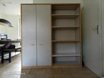 Zeer robuste grote boekenkast, deels open, Huis en Inrichting, Kasten | Boekenkasten, Ophalen, 150 tot 200 cm, 150 tot 200 cm