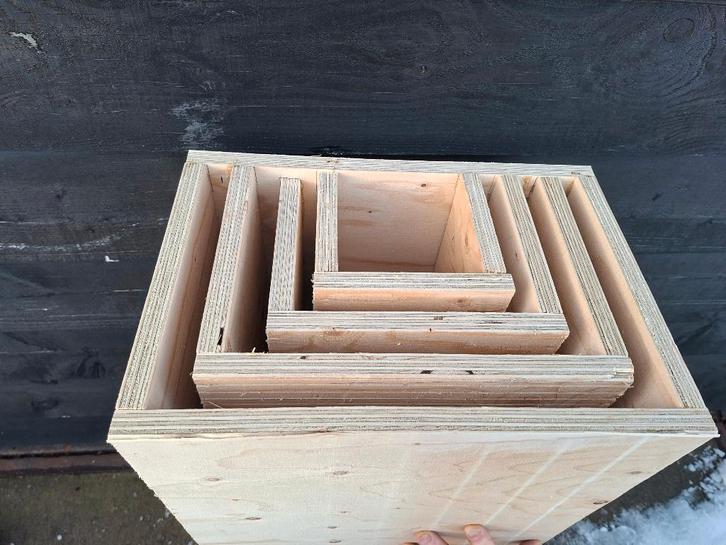 vleermuiskast op paal of tegen muur 9 kamers 100 cm hoog, Tuin en Terras, Vogelhuisjes en Vogelbaden, Nieuw, Ophalen of Verzenden