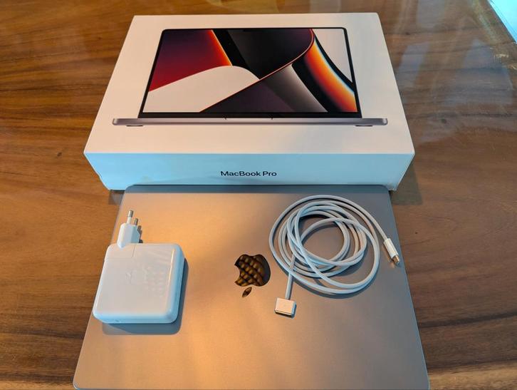 MacBook Pro 14" M1 Pro - 512GB SSD, 32GB RAM, Computers en Software, Apple Macbooks, Zo goed als nieuw, MacBook Pro, 512 GB, 32 GB