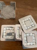 Parelmoer glasonderzetters, Ophalen of Verzenden, Glas of Kopje