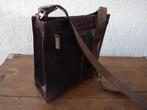 Bear Design bruine leren schoudertas ,in prima staat, Overige merken, Gebruikt, Bruin, Ophalen of Verzenden