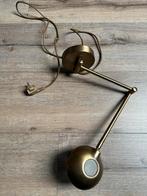Bronzen Wandlamp - Verstelbaar, Ophalen of Verzenden, Zo goed als nieuw, Metaal