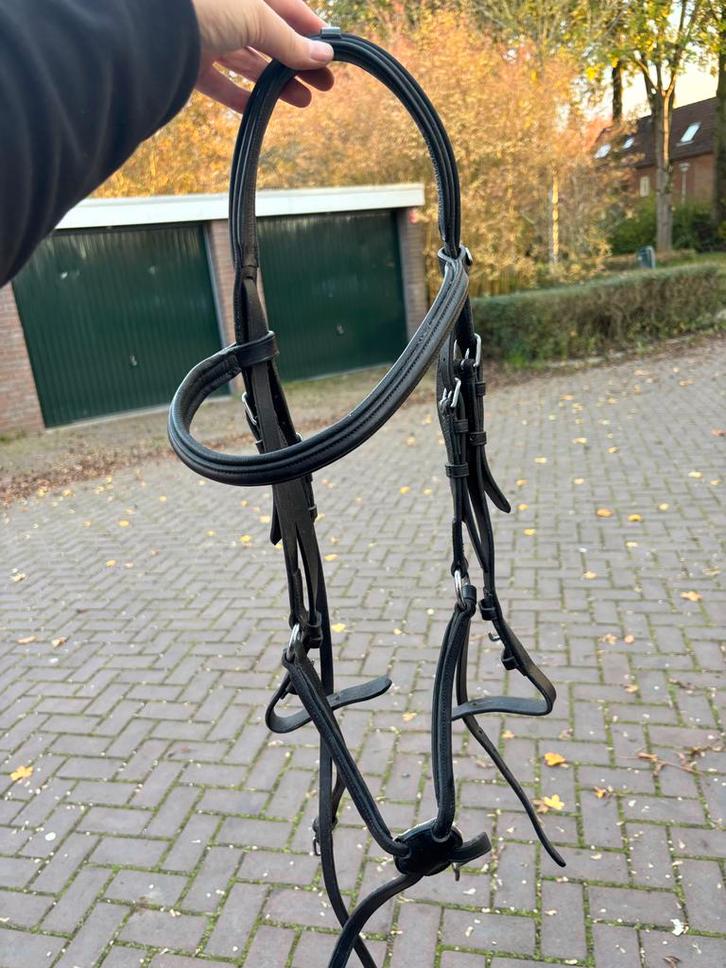 Mexicaans hoofdstel en borsttuig Full, Dieren en Toebehoren, Paarden en Pony's | Hoofdstellen en Tuigage, Zo goed als nieuw, Springen