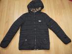 Vingino omkeer winterjas zwart/print maat 10/140, Gebruikt, Meisje, Ophalen of Verzenden, Vingino