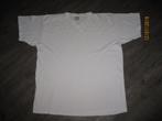 B&C wit t-shirt met V-hals 100% katoen maat XXL, B&C, Wit, Maat 56/58 (XL), Ophalen of Verzenden