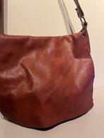 Campomaggi leren tas, schoudertas in cognac kleur, soepel, Sieraden, Tassen en Uiterlijk, Overige merken, Bruin, Ophalen of Verzenden