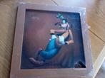 Disney Goofy houten schilderij 40x40cm, Ophalen of Verzenden, Goofy of Pluto, Gebruikt