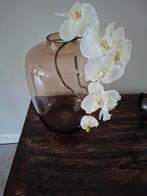 Windlicht bruin glas!, Huis en Inrichting, Ophalen of Verzenden