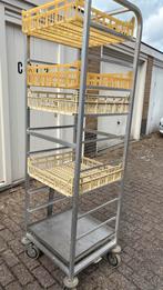 Rek met kratten, Doe-het-zelf en Verbouw, Kratten en Dozen, Ophalen, Gebruikt, 40 tot 60 cm, 50 tot 75 cm