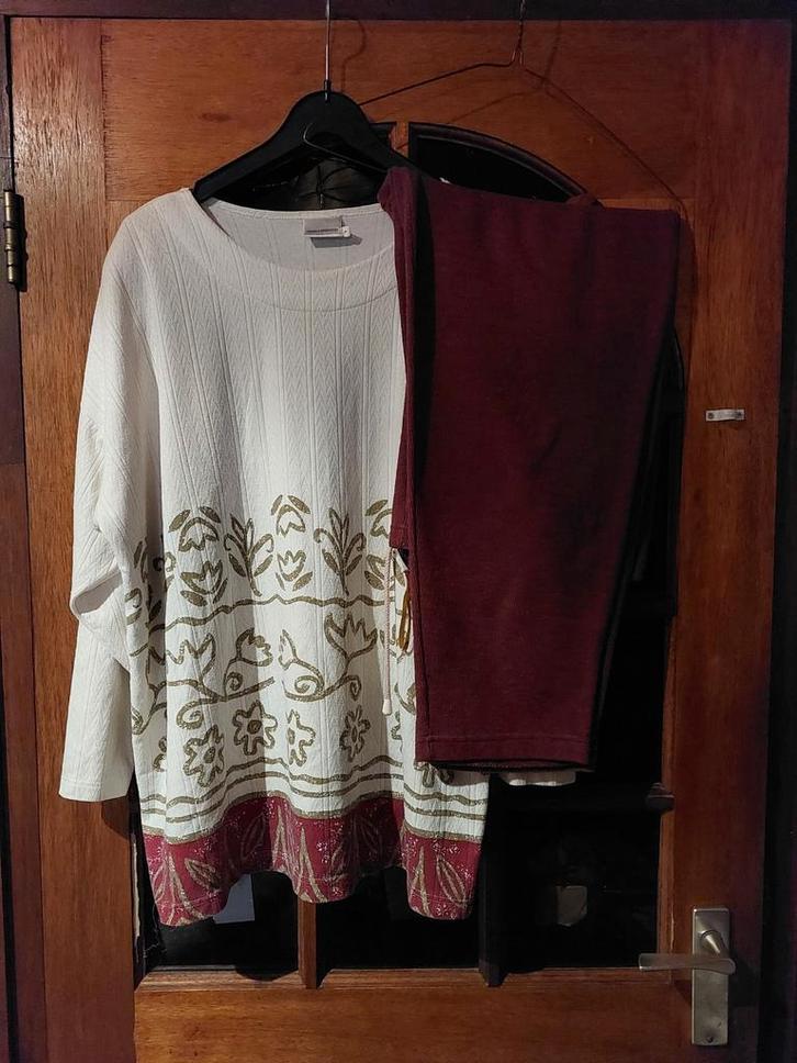 V&D 2-delig zwangerschapspak Maat M/L, Kleding | Dames, Positiekleding, Gedragen, Maat 42/44 (L), Ophalen of Verzenden