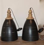 Hanglampen, Huis en Inrichting, Lampen | Hanglampen, Ophalen, Rustiek, Zo goed als nieuw, Metaal