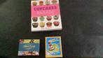 Sieradendoos met cupcakeboek en 3 spelletjes., Diversen, Ophalen of Verzenden, Gebruikt