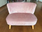 ROBA Kinderbankje Fluweel - roze, Ophalen, Minder dan 75 cm, Minder dan 150 cm, Hout