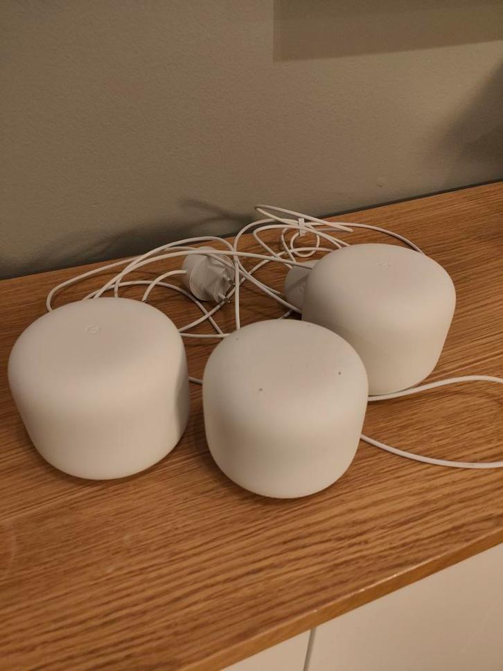 Google Nest Wifi Router + Point, Computers en Software, Powerlines, Ophalen of Verzenden