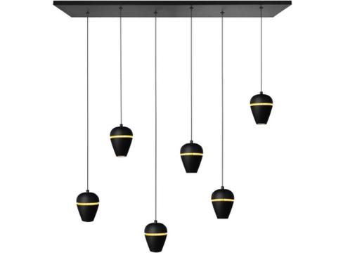 led hanglamp 6 lichts bar tafel eettafel keuken lamp dimbaar, Huis en Inrichting, Lampen | Hanglampen, Nieuw, Minder dan 50 cm