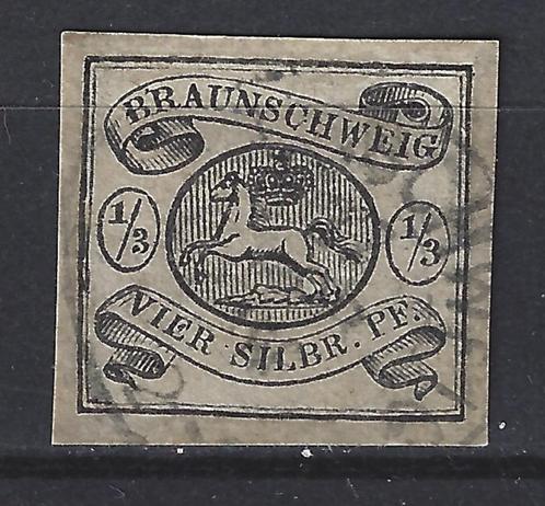 Duitsland Braunschweig 5 geb 1853 Meer Braunschweig 15% CW, Postzegels en Munten, Postzegels | Europa | Duitsland, Gestempeld