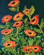 klaprozen, Minder dan 50 cm, Ophalen of Verzenden, Zo goed als nieuw, Schilderij