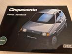 Fiat Cinquecento handleiding instructieboekje izgst Engelse, Auto diversen, Handleidingen en Instructieboekjes, Ophalen of Verzenden