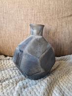 Recycled Glas Vaas - Uniek Design, Gebruikt, Zwart, Ophalen of Verzenden, Glas