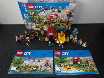 als nieuw Lego City 60202 personenset buitenavonturen  beschikbaar voor biedingen
