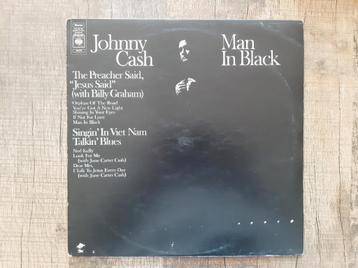 LP Johnny Cash / Man in black (1971) beschikbaar voor biedingen
