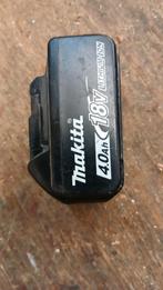 makita 18 volt lithium batterij 4,0 ah, Doe-het-zelf en Verbouw, Gereedschap | Machine-onderdelen en Toebehoren, Ophalen of Verzenden