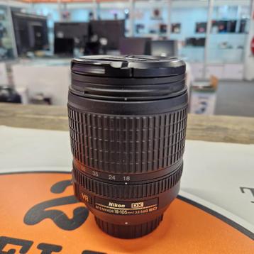 Nikon DX AF-S Nikkor 18-105MM 1:3.5-5.6G ED Lens + Filter beschikbaar voor biedingen