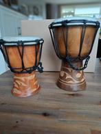 Djembe set - decoratief, Ophalen of Verzenden, Gebruikt, Trommel
