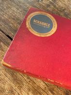 Vintage, retro spel scrabble - 1955, Hobby en Vrije tijd, Gezelschapsspellen | Bordspellen, Een of twee spelers, Gebruikt, Ophalen of Verzenden