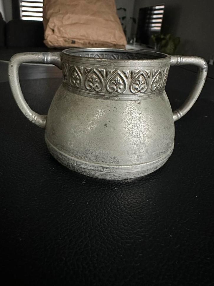 Antiek Tinnen Potje Rio Tiel, Antiek en Kunst, Antiek | Tin, Ophalen of Verzenden