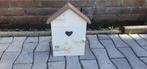te koop witte houten sleutelkastje 30 cm hoog en 20 cm breed, Ophalen of Verzenden, Nieuw