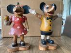Mickey en Minnie Mouse houten beeld, Verzamelen, Ophalen of Verzenden, Zo goed als nieuw, Overige typen