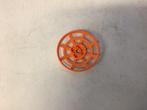 Lego schotel 6x6 omgekeerd radar met webben oranje, Ophalen of Verzenden, Gebruikt, Losse stenen, Lego