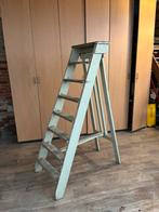 Brocante vintage houten trap, Doe-het-zelf en Verbouw, Ladders en Trappen, Ophalen, Zo goed als nieuw, Minder dan 2 meter