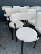 4 x Beige boucle teddy eetkamer stoelen, Huis en Inrichting, Ophalen, Zo goed als nieuw, Overige kleuren, Vijf, Zes of meer stoelen