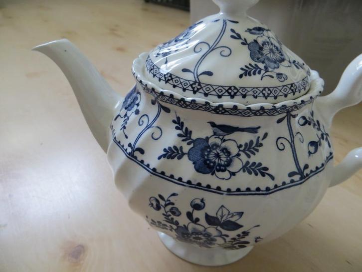 johnson brothers/theepot/Blue Indies/servies/Engeland/schaal, Huis en Inrichting, Keuken | Servies, Zo goed als nieuw, Overige typen