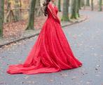 Rode hennajurk, Ophalen of Verzenden, Zo goed als nieuw, Rood, Trouwjurk
