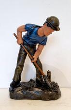 Yourin Artiom Perkeo sculptuur mijnwerker gesigneerd, Ophalen of Verzenden
