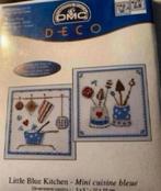 BORDUURPAKKET DMC DECO LITTLE BLUE KITCHEN, Verzenden, Nieuw, Handborduren, Borduurpakket