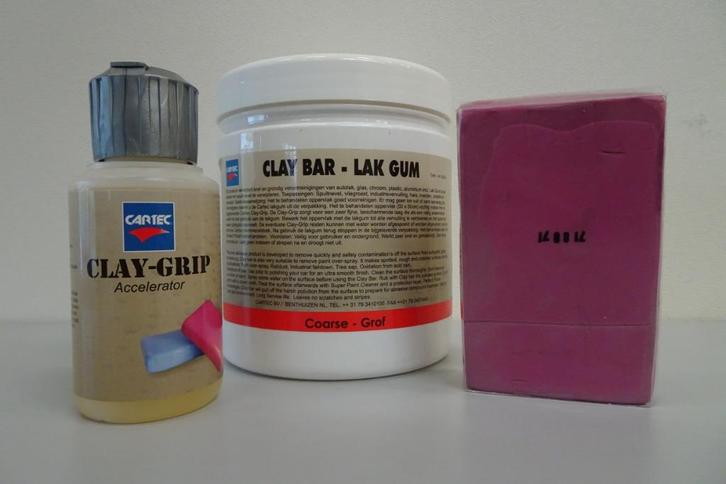 clay bar lak gum set van Cartec nieuw in vepakking 15 euro !, Auto diversen, Onderhoudsmiddelen, Ophalen