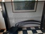 Auping spiraalbodem bedframe met één bijpassend nachtkastje, Huis en Inrichting, Slaapkamer | Bedden, Ophalen, Gebruikt, Zwart