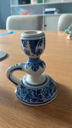 Delfts blauw kandelaar, Antiek en Kunst, Antiek | Kandelaars, Ophalen of Verzenden, Keramiek of Aardewerk