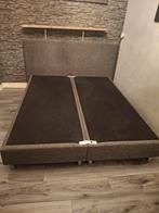 Boxspring grijs, Ophalen, Tweepersoons, Grijs