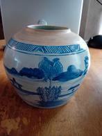 Gemperpot oud blauw wit, Antiek en Kunst, Ophalen of Verzenden