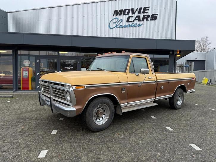 Ford F250 Camper Special, Auto's, Oldtimers, Te koop, Ford, LPG, SUV of Terreinwagen, Automaat, Geïmporteerd, Bruin, Stof
