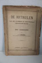Kohlbrugge - Drie leerredenen Artikelen des geloofs (1873), Boeken, Ophalen of Verzenden, Gelezen, Christendom | Protestants