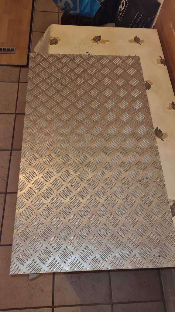 Verzinkte Traliplaat 50x90cm - Hellingbaan, Diversen, Verpleegmiddelen, Ophalen