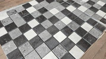 Mozaïek Tegels - Zwart/Wit/Grijs  beschikbaar voor biedingen